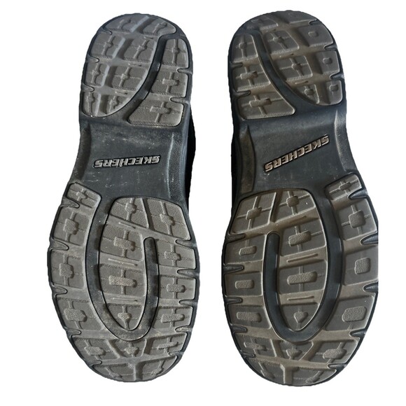 Skechers Segment Relaxed Fit Men’s 10 Leather Oxford Black Memory foam Shoe main image 12